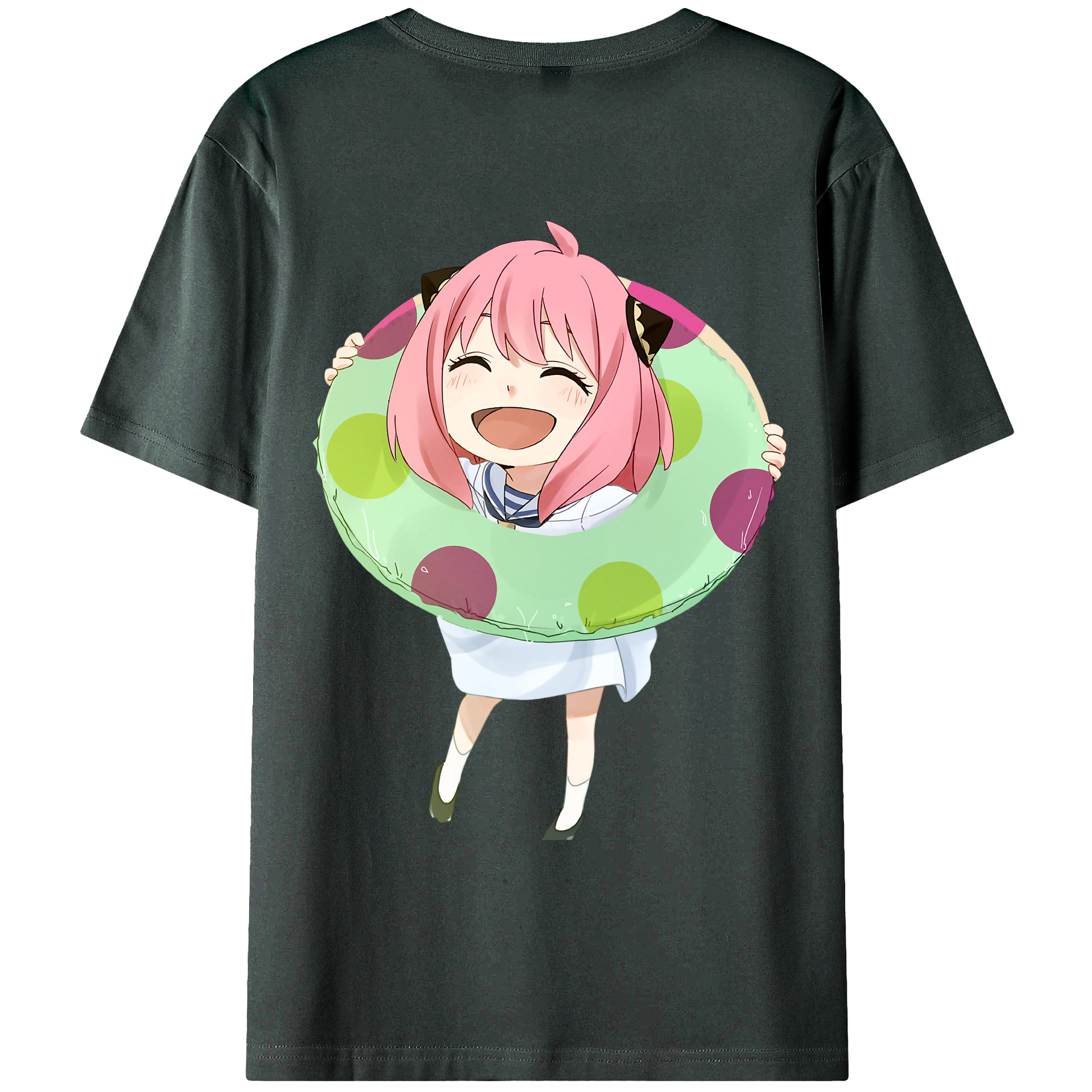（画像用） SPY×FAMILY间谍家家酒 綿100％ メンズ半袖Tシャツ（バックプリント） 通気性